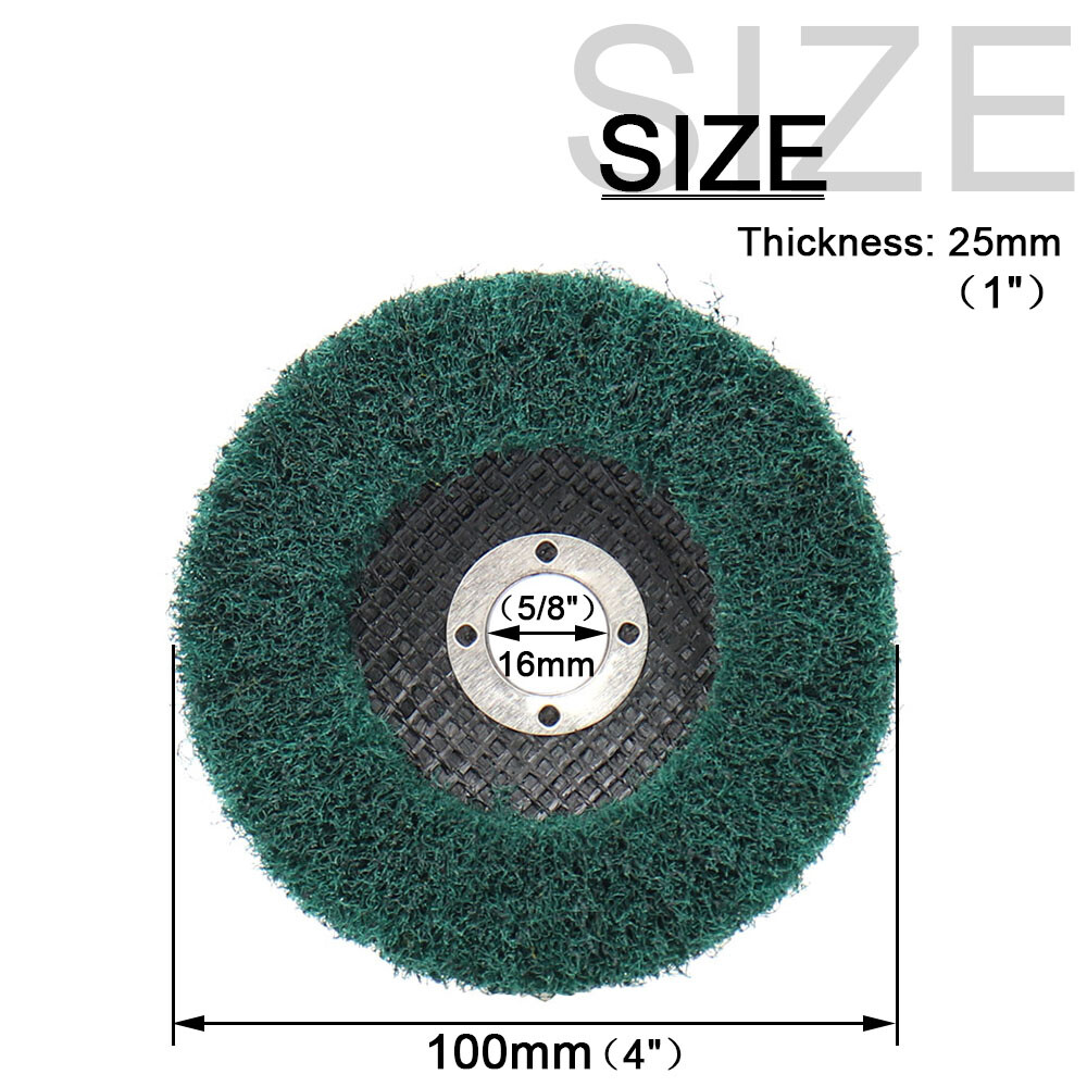 4Inch Nylon Flap Discs Metal Polishing Buffing Wheel for Angle Grinder 2/4/8PCS