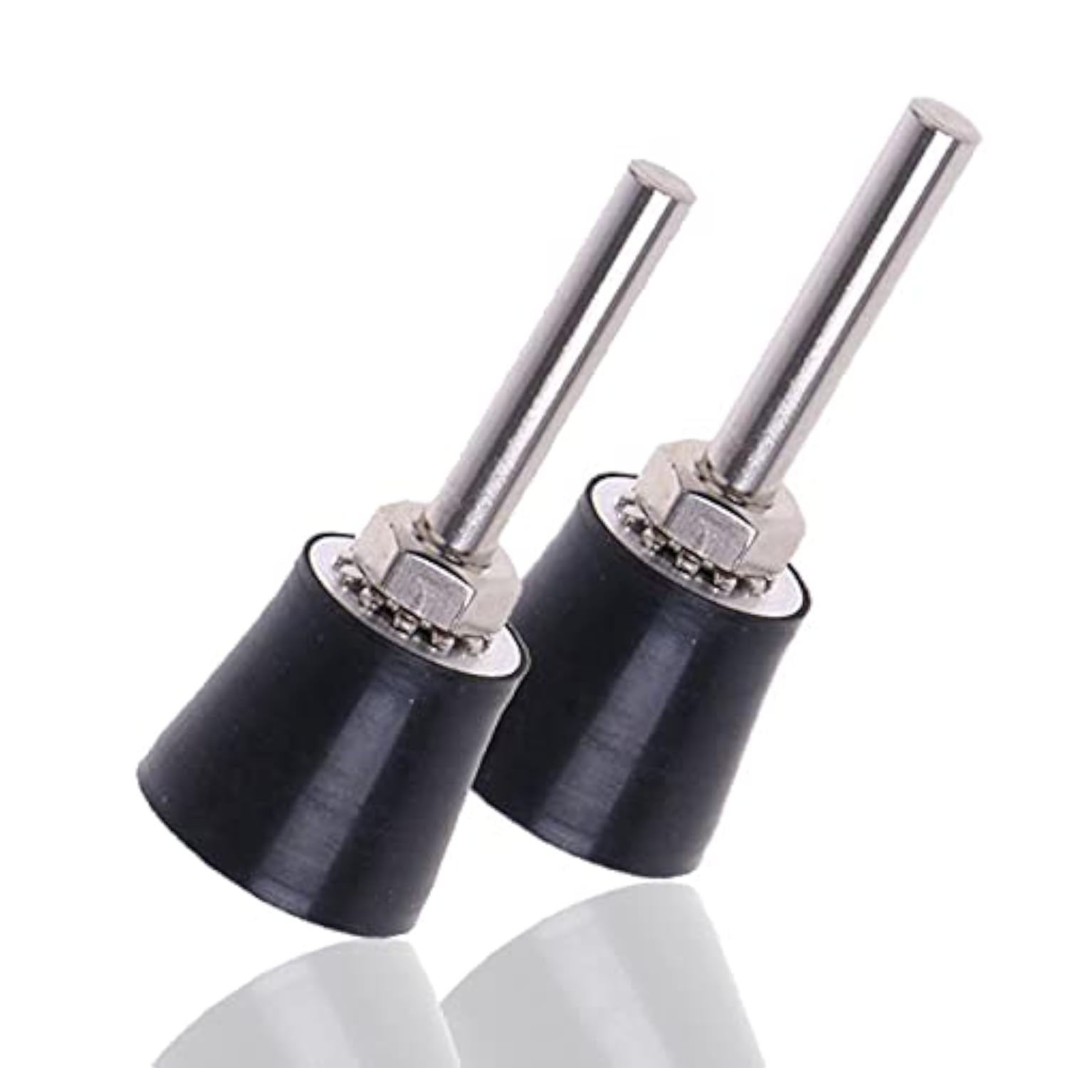 YAKAMOZ 2Pcs 1-Inch Sanding Pad Roll Lock Disc Holder Quick 1 Inch, Black