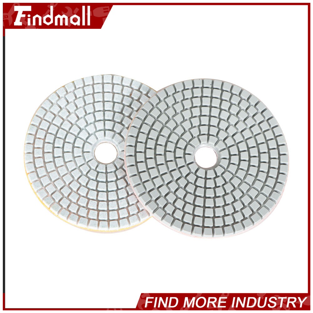 Findmall 13 Pack 4 Inch Diamond Polishing Pads With 5/8″ -11″ Backer Pads New