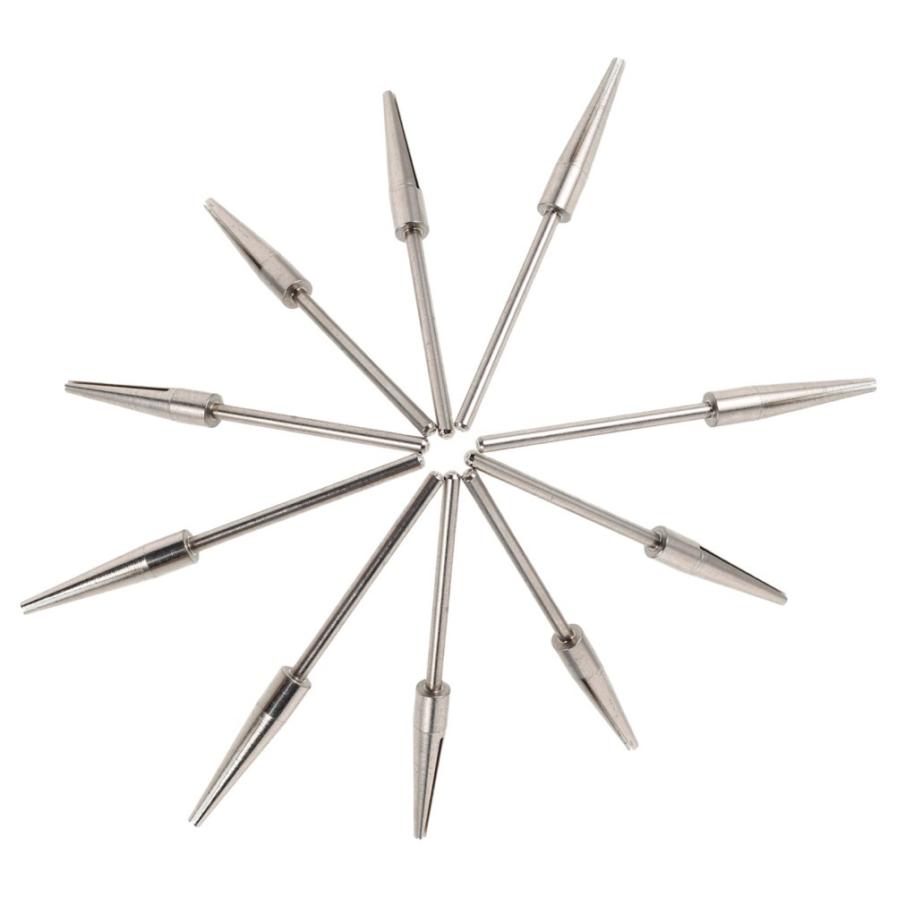 10Pcs Reusable Sanding Paper Clamp Bars for Jewelry Craft Metal Silver Tool
