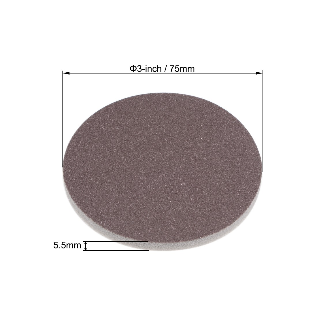 20 Pack 3″ Sanding Sponge Hook and Loop Sanding Disc Corundum 500-600 Grit