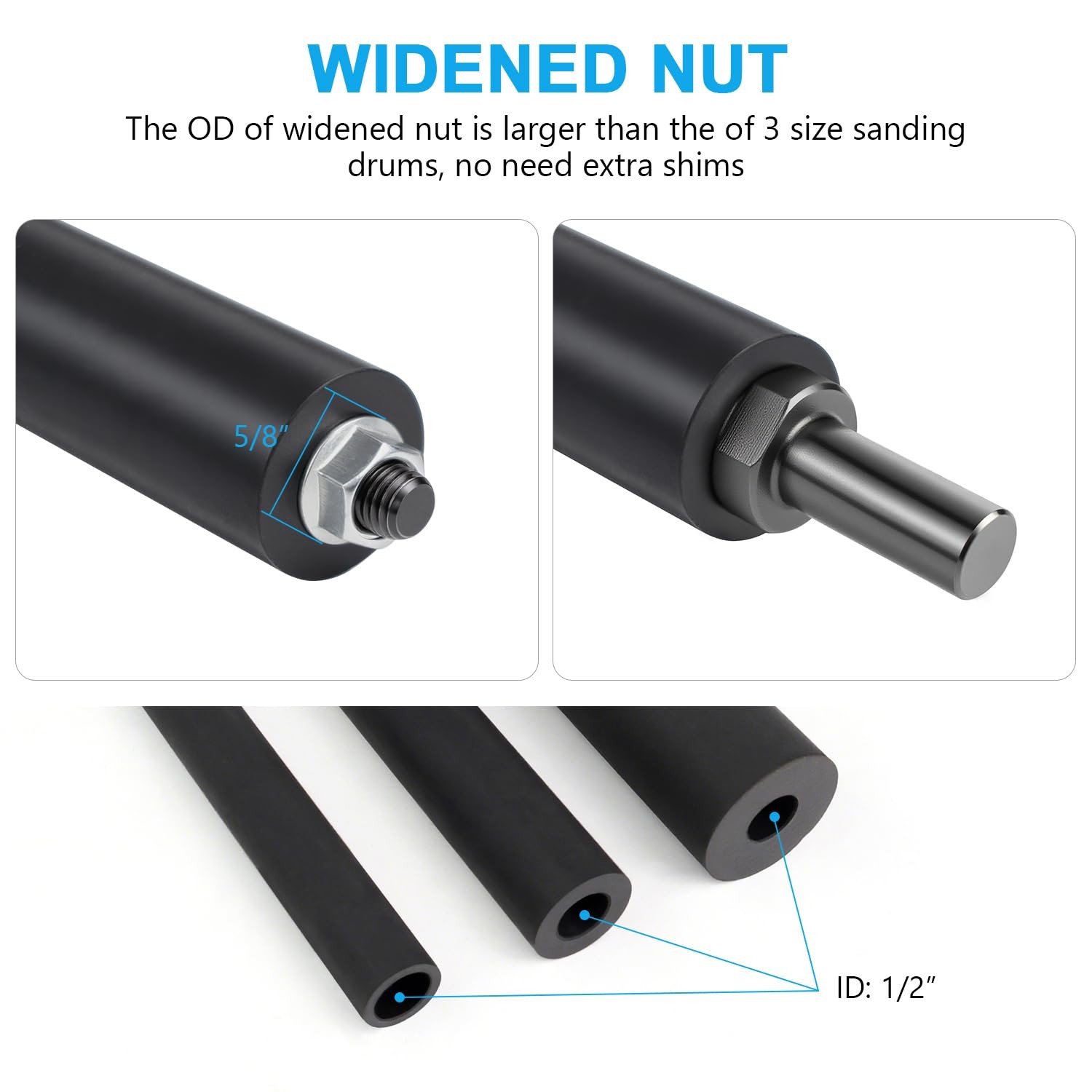 scottchen PRO Spindle Sander Adaptor 4-1/2″ spindle sander kit 4-1/2” 10pack