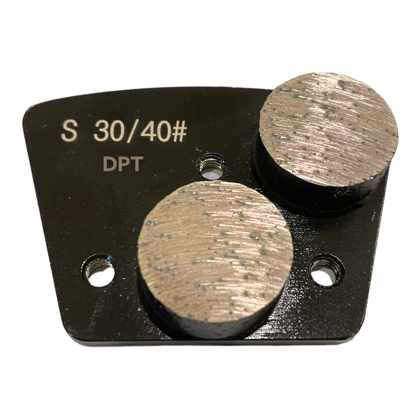3 Pack Trapezoid Grinding Discs For Bolt on Concrete Grinders Soft Bond 30 Grit