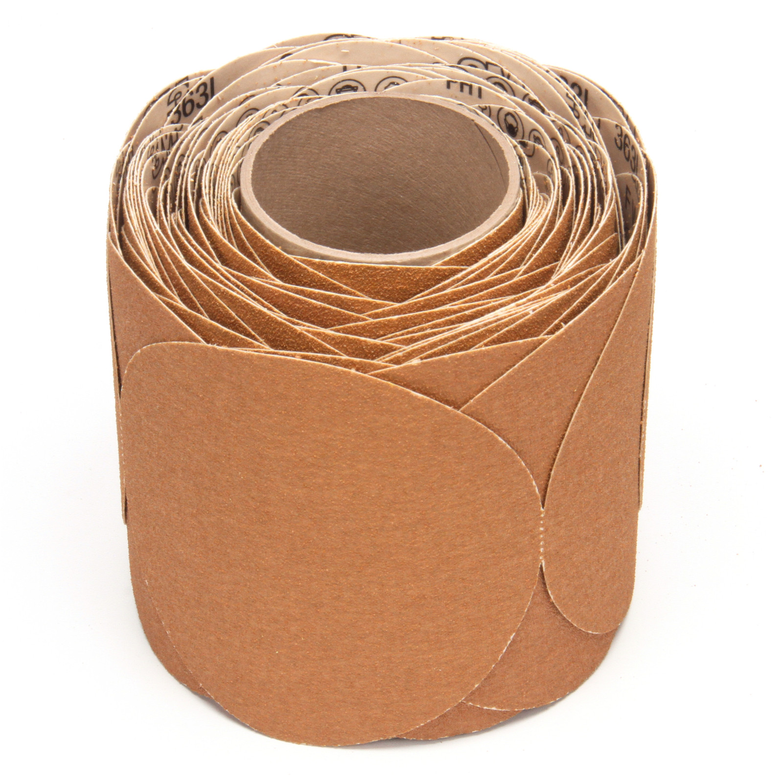 3M Stikit Paper Disc Roll 363I, 60 F-weight, 8 in x NH, Die 800L, 50Discs/Roll