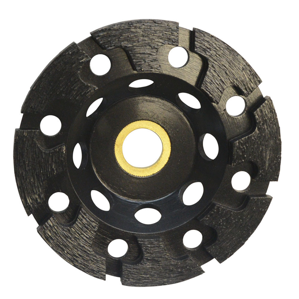 BLACK Arbor 4 Inch x 7/8 Inch-5/8 Inch Hard Concrete Grinding Blade Cup Wheel