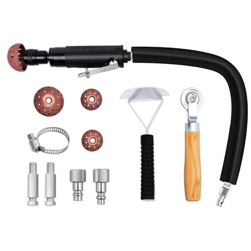 Air Tire Repair Polish Patch Tools, Includes 2500 RPM Low Speed Air Tire 15PCS