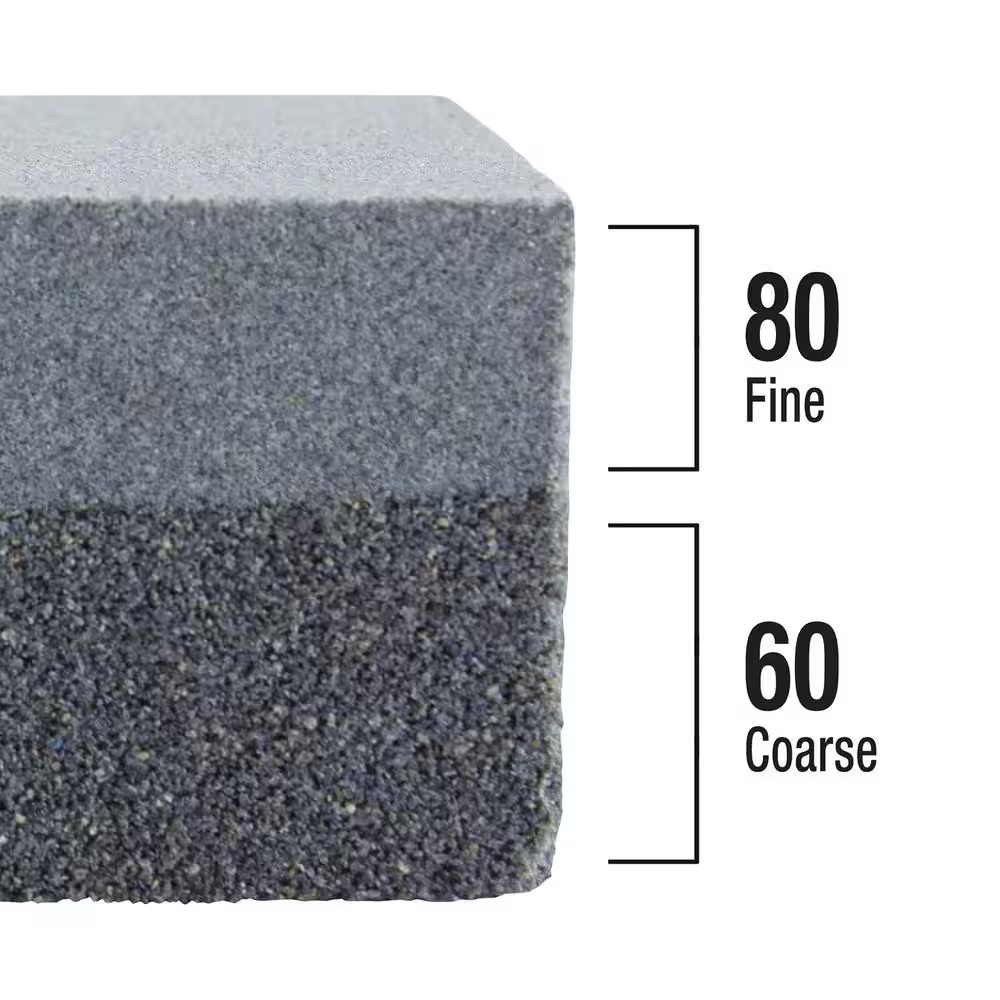 2 In. X 6 In. Dual Grit Sanding and Rubbing Stone