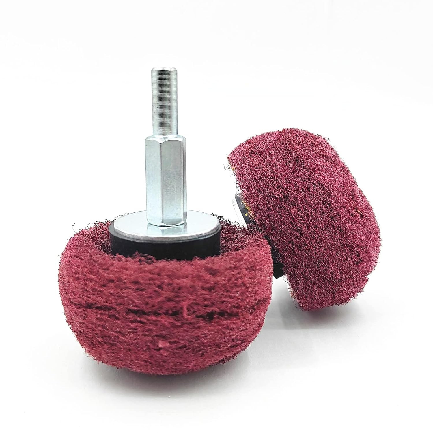 5PCS Non Woven Abrasive Buffing Wheels Polish Drill Bit Kit Sanding Small