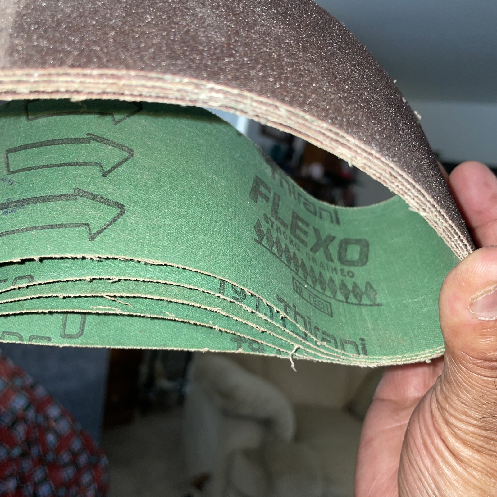 Norton 3×21 10 Sanding Belts 5 -120 Grit Fine Aluminum Oxide 02062 5-E80 Grit