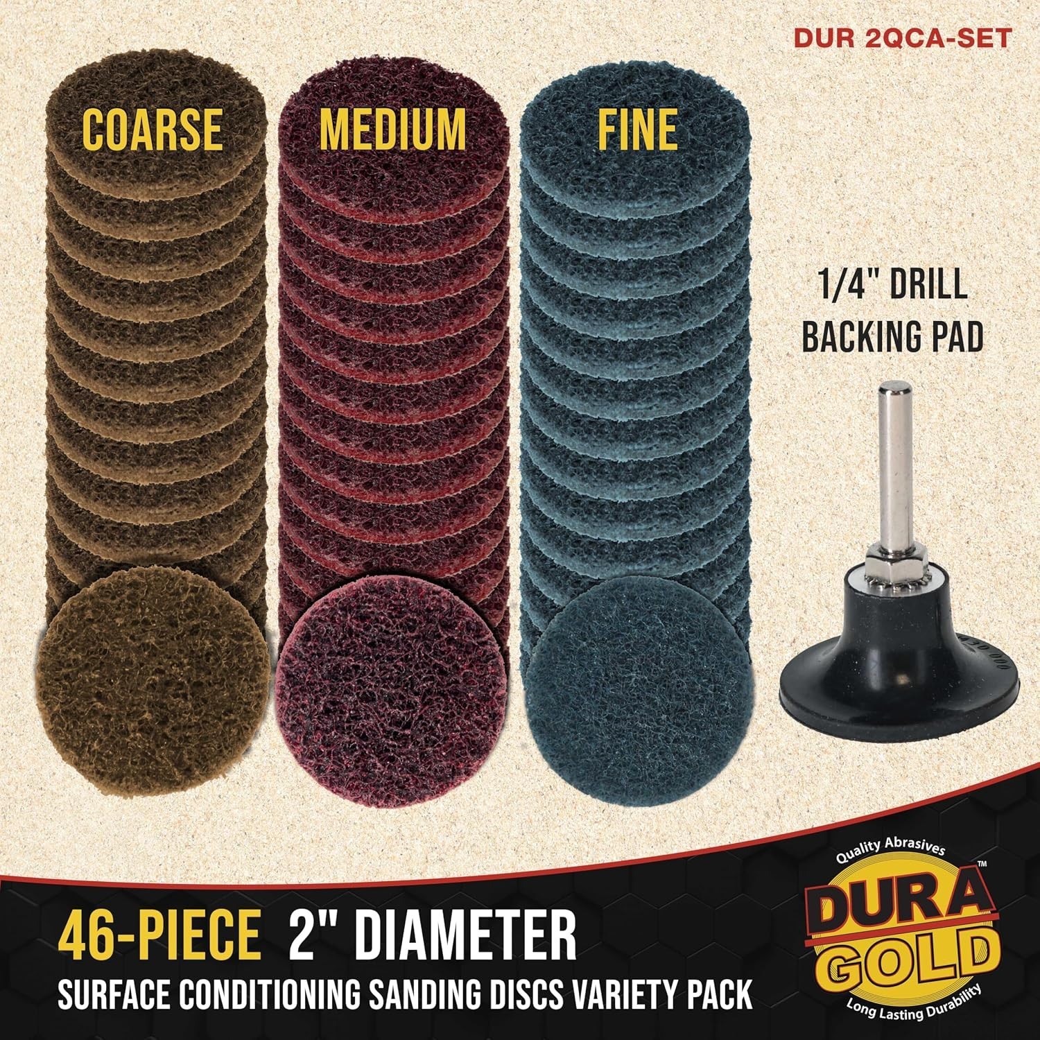 Surface Conditioning Discs – 2″ Diameter for Rust, Paint & All Surfaces