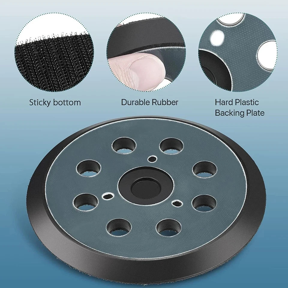 5 inch Orbital Sander Replacement Pad Hook Loop for Dewalt, Makita, Porter Cable