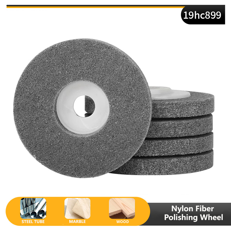 Nylon Fiber Polishing Wheel Non Woven Felt Polishing Pad Disc For Metal Marble