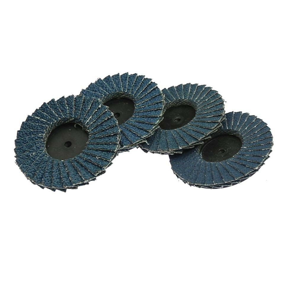 4Pcs 2″/3″ Rotary Lock Grinding Wheel Zirconia Abrasive Disc for Metal Deburring