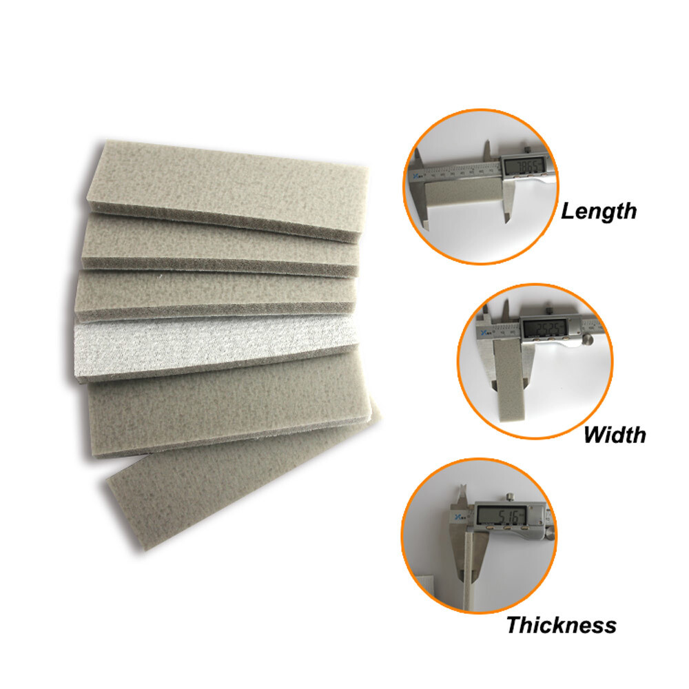 Wet & Dry Foam Sponge Sanding Flexible Pad 25x80mm Abrasive Sandpaper 300#-3000#
