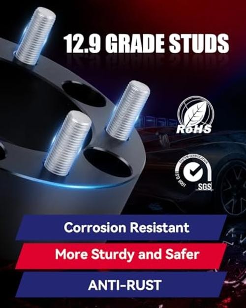 Wheel Adapters Conversion Compatible with JK XK WK WJ Wheels on 6×5.5 to 5×4.5