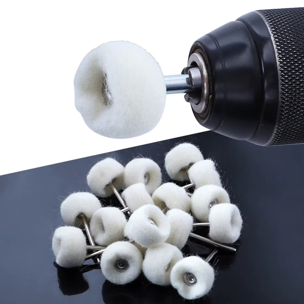 2/4/6/8pcs Polishing Buffing Wheel Set for Dremel Polishing Kit Felt Wool Cotton