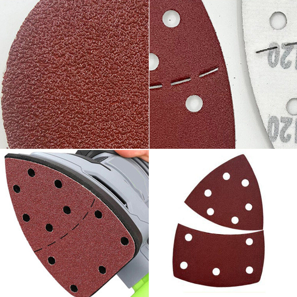40PCS Hook and Loop 105x152mm Detail Palm Sanding Sheets / Mouse Sandpaper Pads⇓