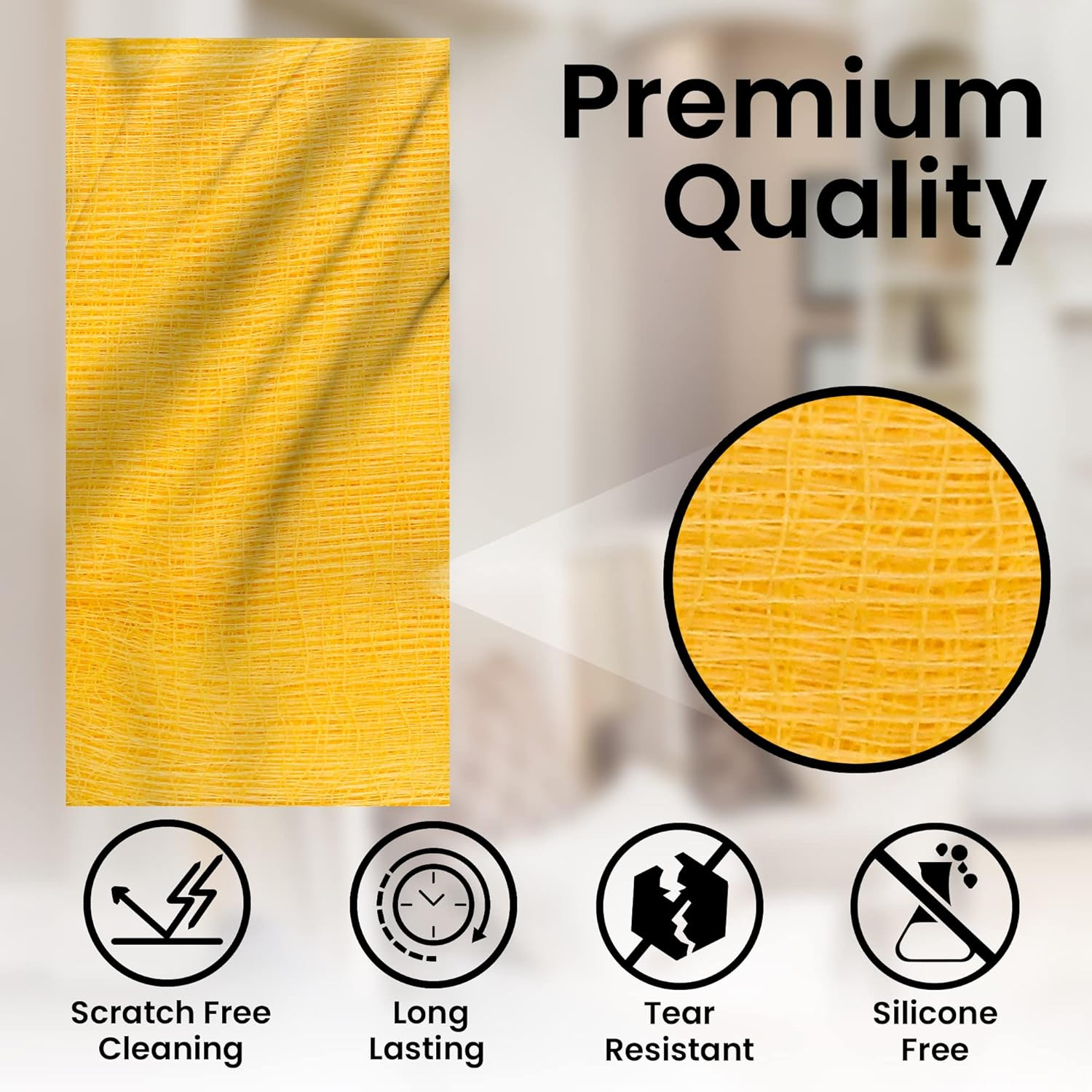 Tack Cloths – 6 Pcs, Remove Dust, Sanding Particles, Clean & Polish, Ideal for W