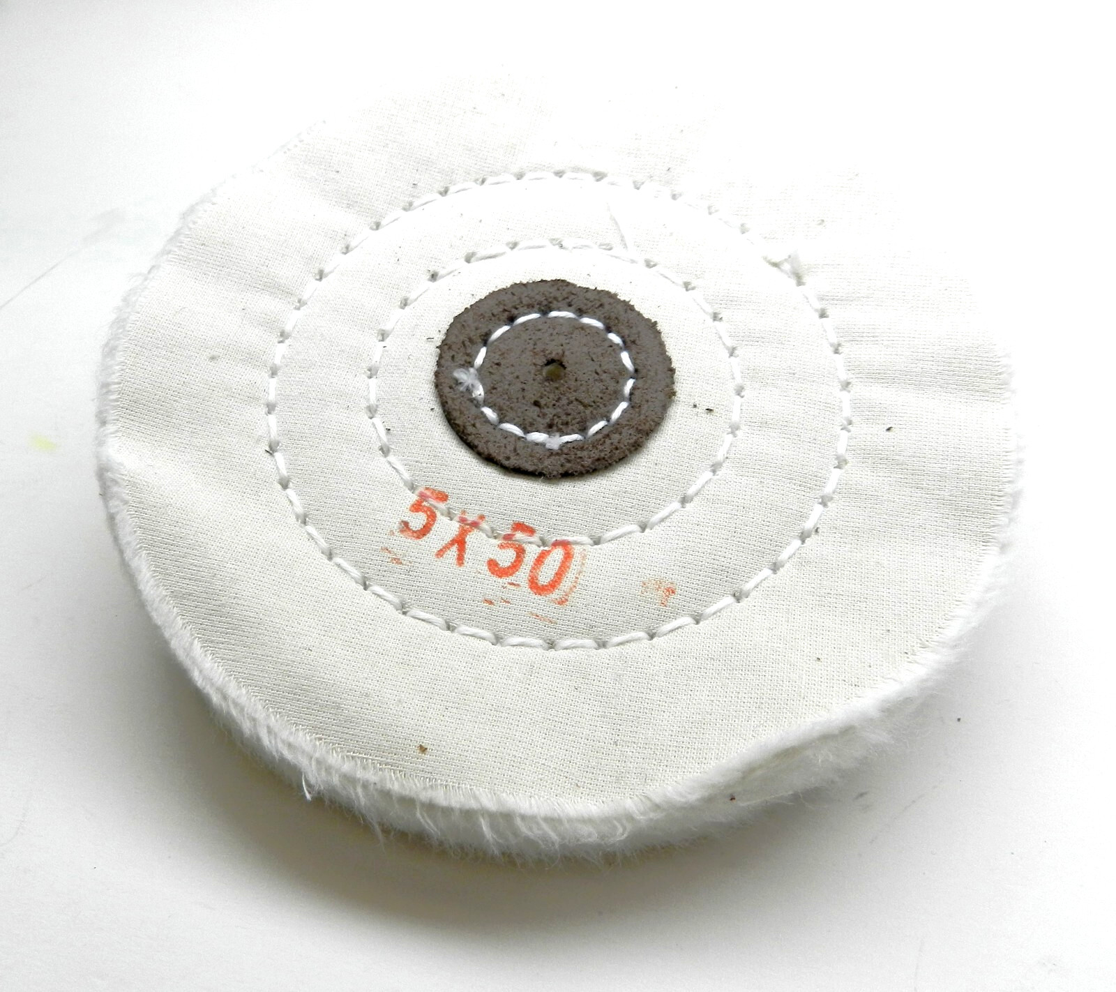 5″ Polishing Buff Finex Muslin White 50Ply Buffing Wheel Polish Jewelry