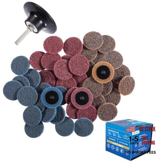46PCS Quick Change Sanding Discs – 1pcs 1/4″ – 46PCS Sading Discs – 2 Inch