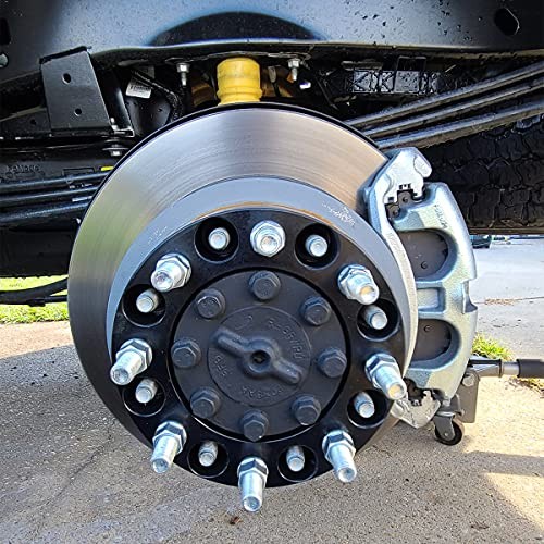 Black Forged 8×6.5 to 8×170 Wheel Adapters 1.5 Inch with 1.5 Inch, Pack of 2