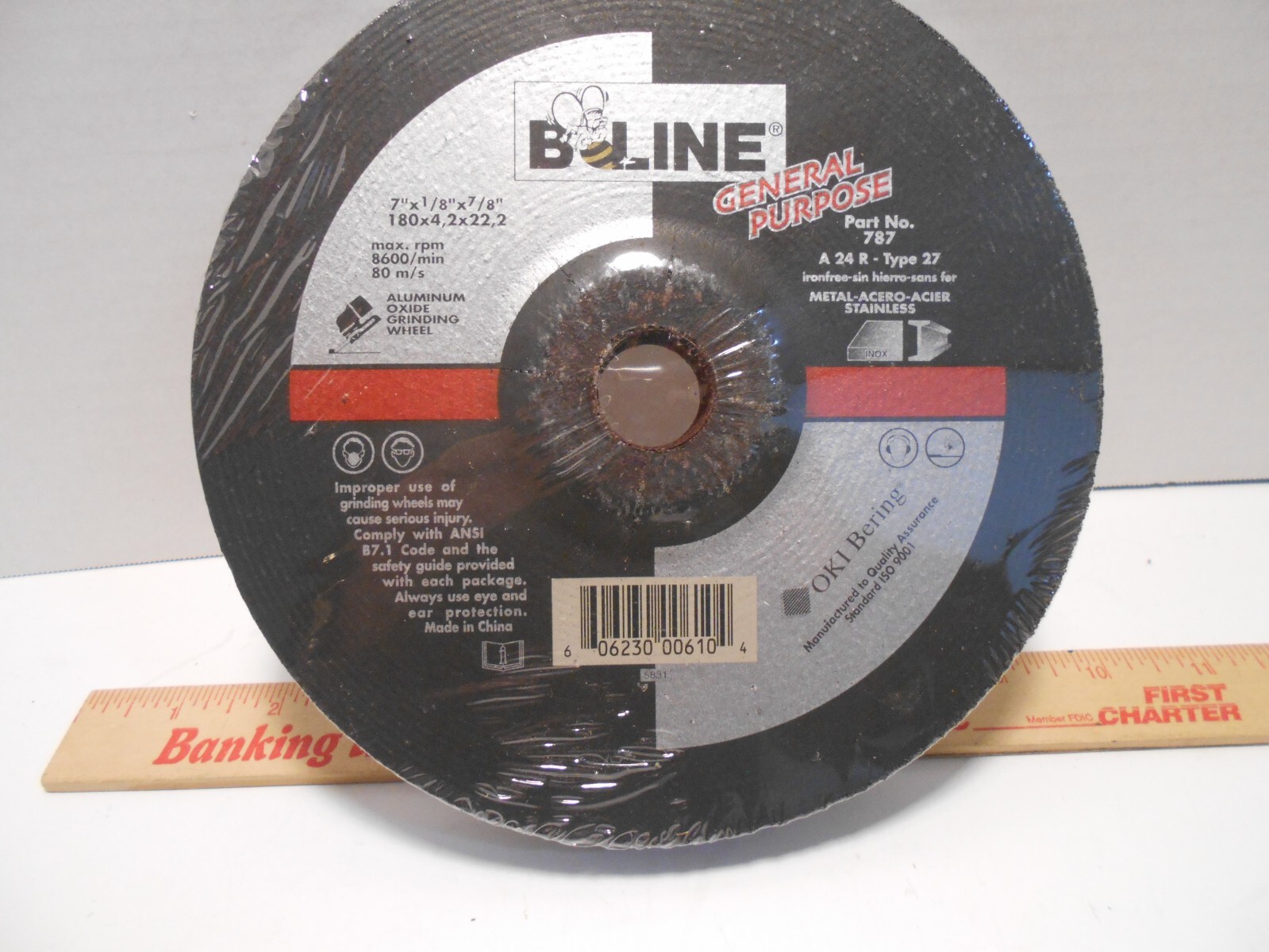 BLINE 7″ X 1/8″ X 7/8″ GENERAL PURPOSE A24R TYPE 27 ****Pack of 5****