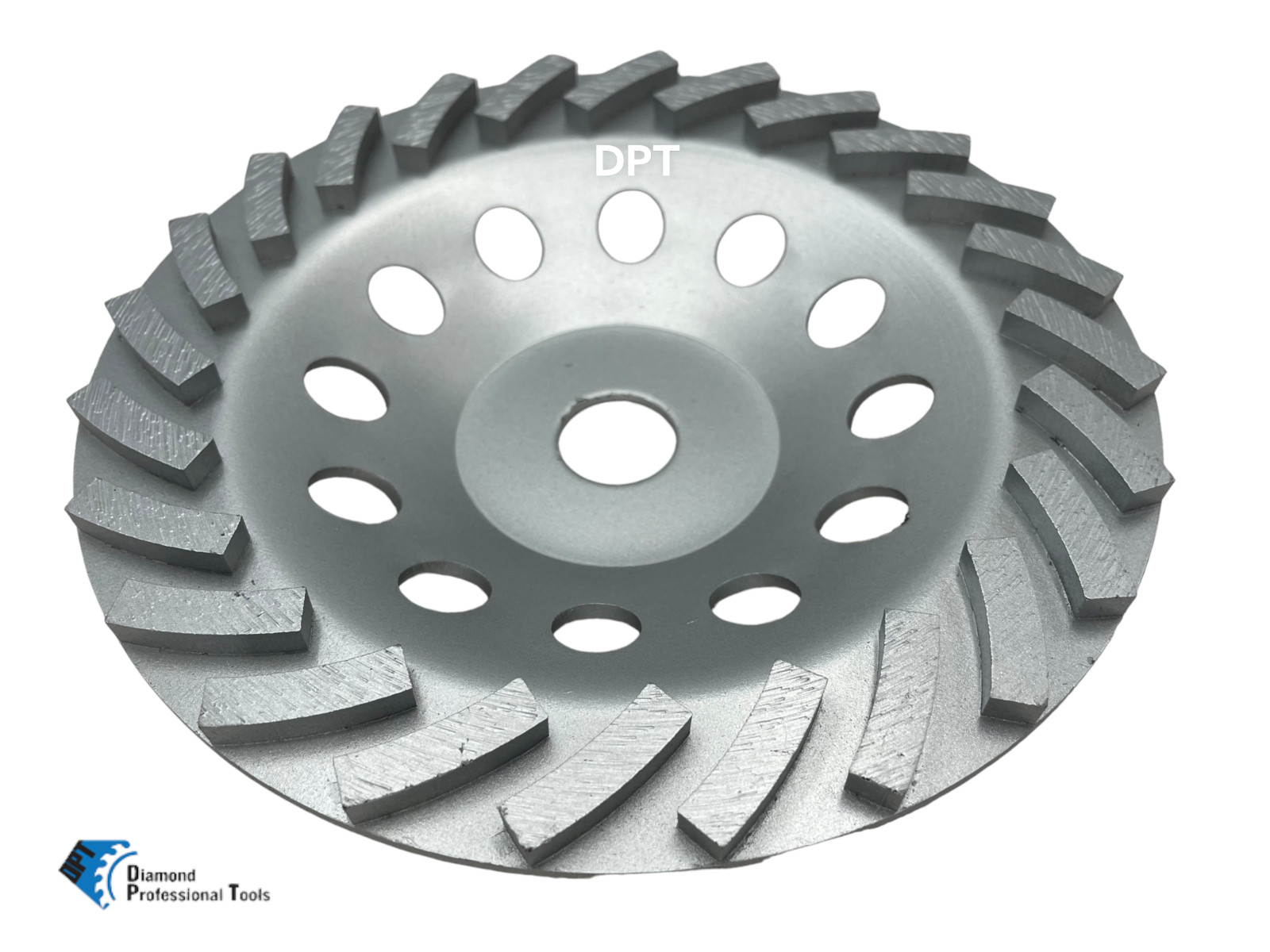 7″ Turbo Diamond Cup Wheels for Grinding Concrete Masonry 24 Segments 5/8″-11