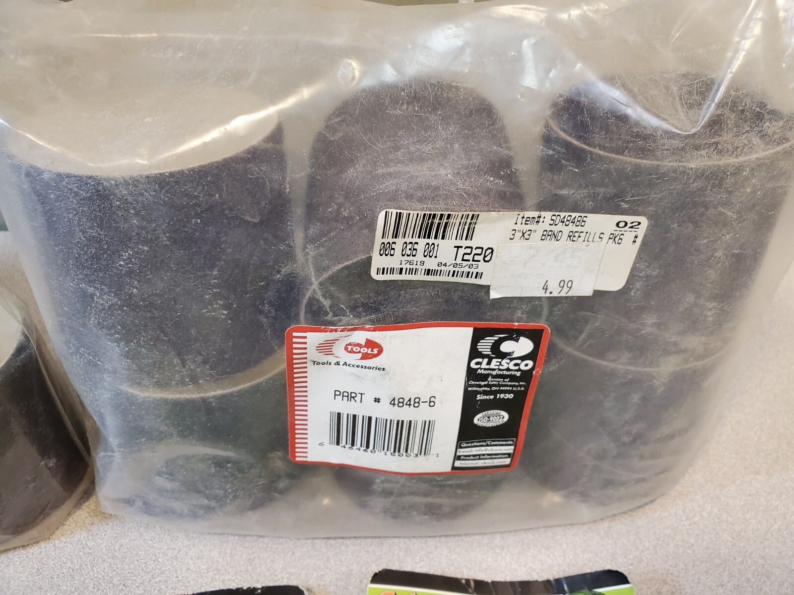 Lot of 52 Drum Spindle Sander Sleeves & Sanding Drums