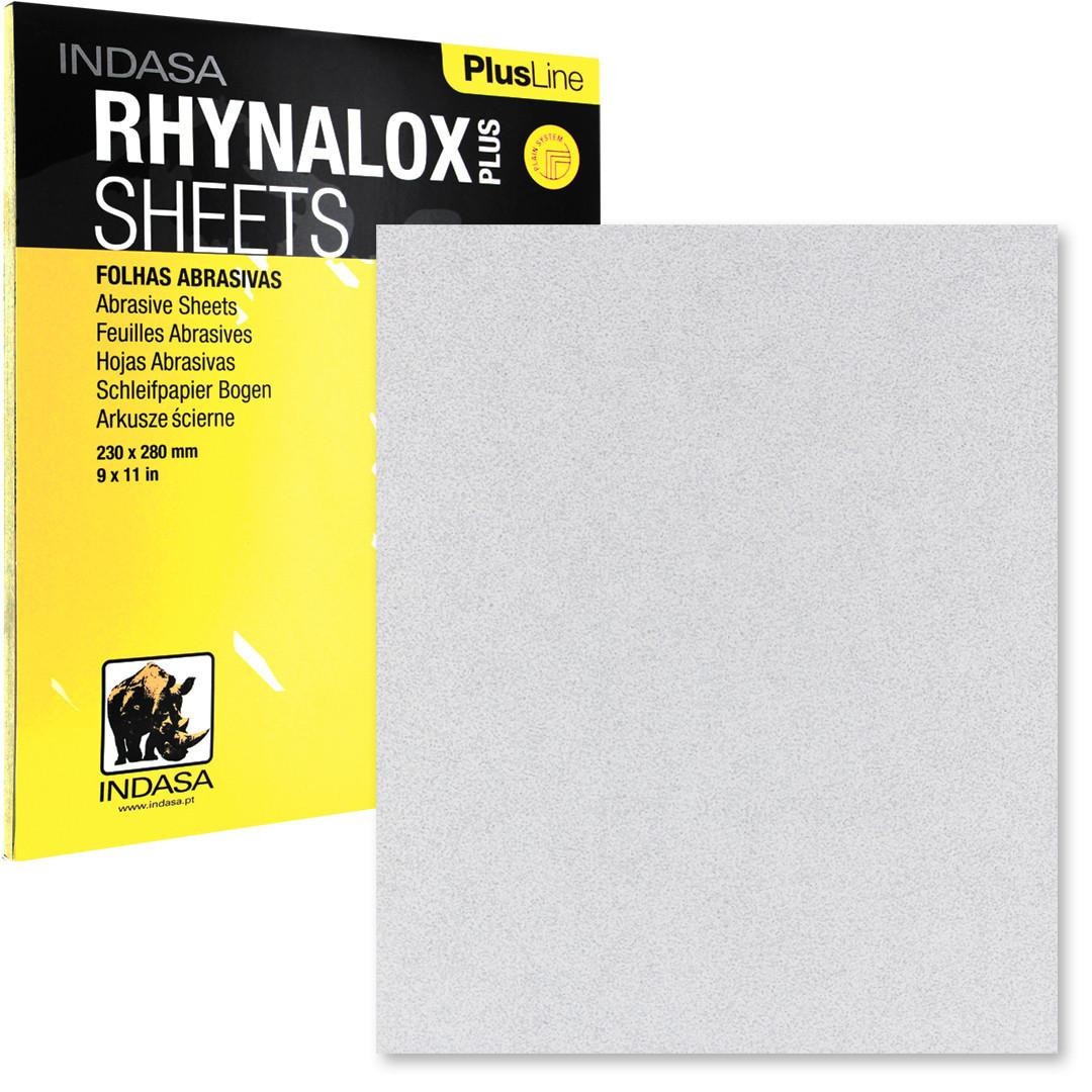 Indasa RhynaLox 9×11 Aluminum Oxide Sandpaper Sheets 50 Pack Choose Grit