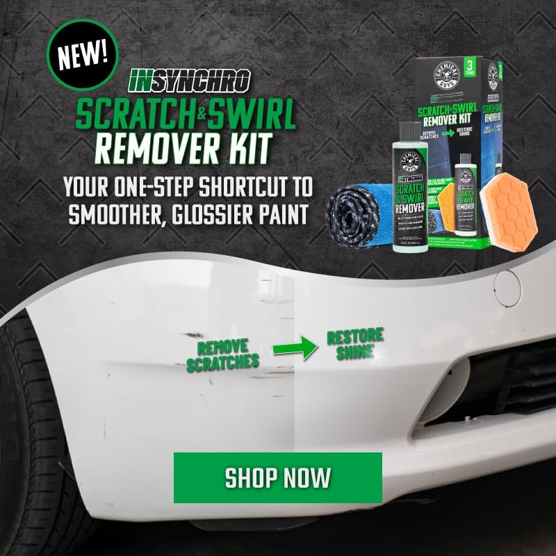 Insynchro Scratch & Swirl Remover (8 oz) – Kit with 8 Fl Oz + Pad & Towel Kit