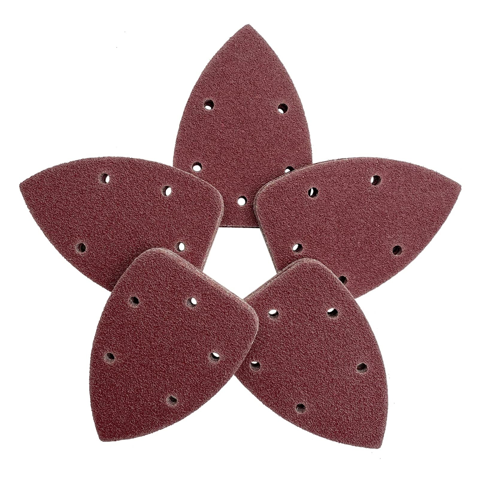 40 Grit Mouse Detail Sandpaper 50pcs Hook Loop 140mm Palm Sander Replacement Pad