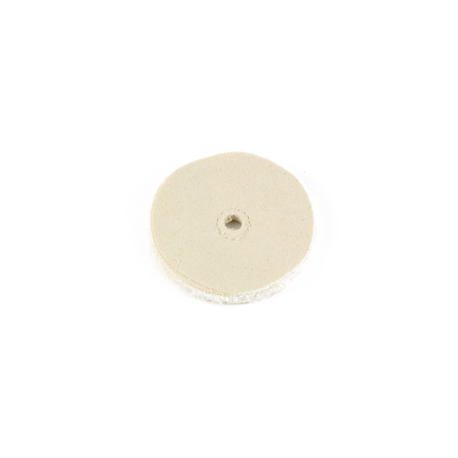 4″ x 1/2″ Arbor Hole – 20 Ply Loose Polishing Muslin Cotton Buffing Wheel