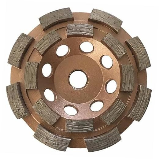 4″ Diamond Grinding Wheel for Premium Double Row – 5/8″-11 Arbor 4″ – 16 Segs