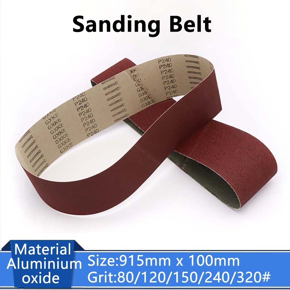 Sanding Belts 915mm x 100 mm Sander Polishing Sandpaper Band 80 Grit-320 Grit