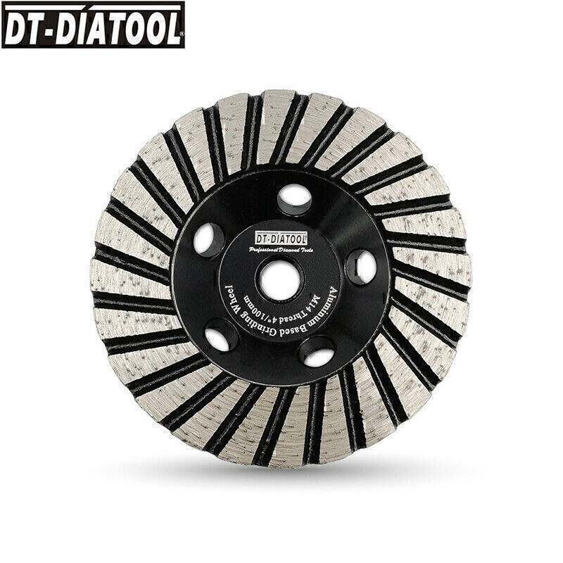 Dia 4″ / 5″ Aluminum Based Grinding Cup Wheel Disc Grinder Concrete Stone Cut