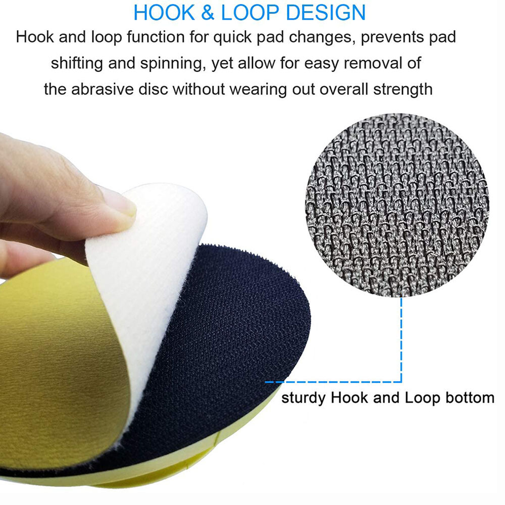 Sanding Block 5 Inch Hand Sanding Hook And Loop Quick Change Durable 127MM 5 In