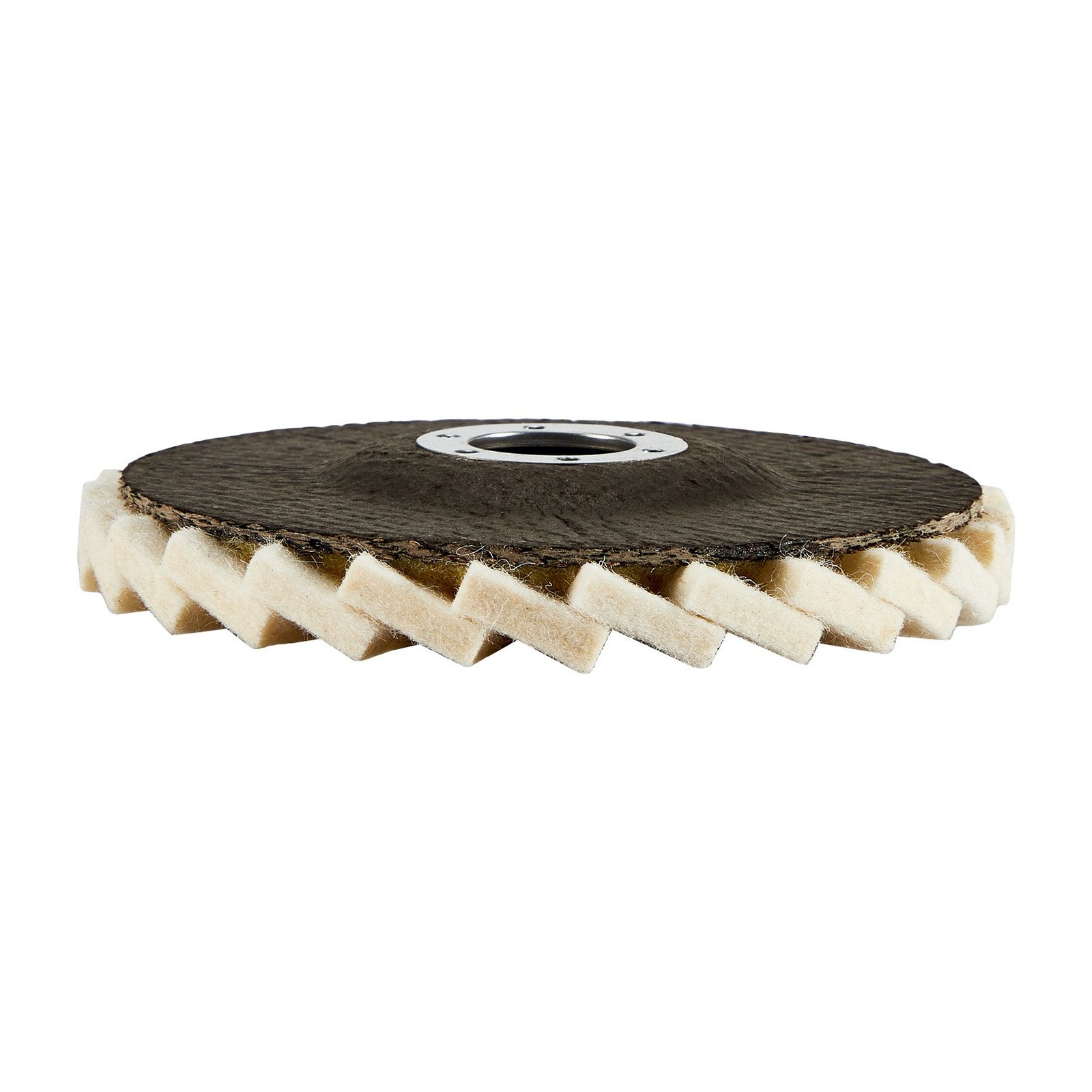125mm (5″) Wool Polishing Wheels Buffer Pads Flap Felt Universal 5PCS