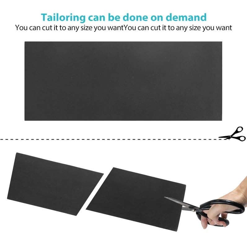 24 PCS Sand Paper, Wet Dry Paper Variety Pack 9 x 3.6 inches, BLACK