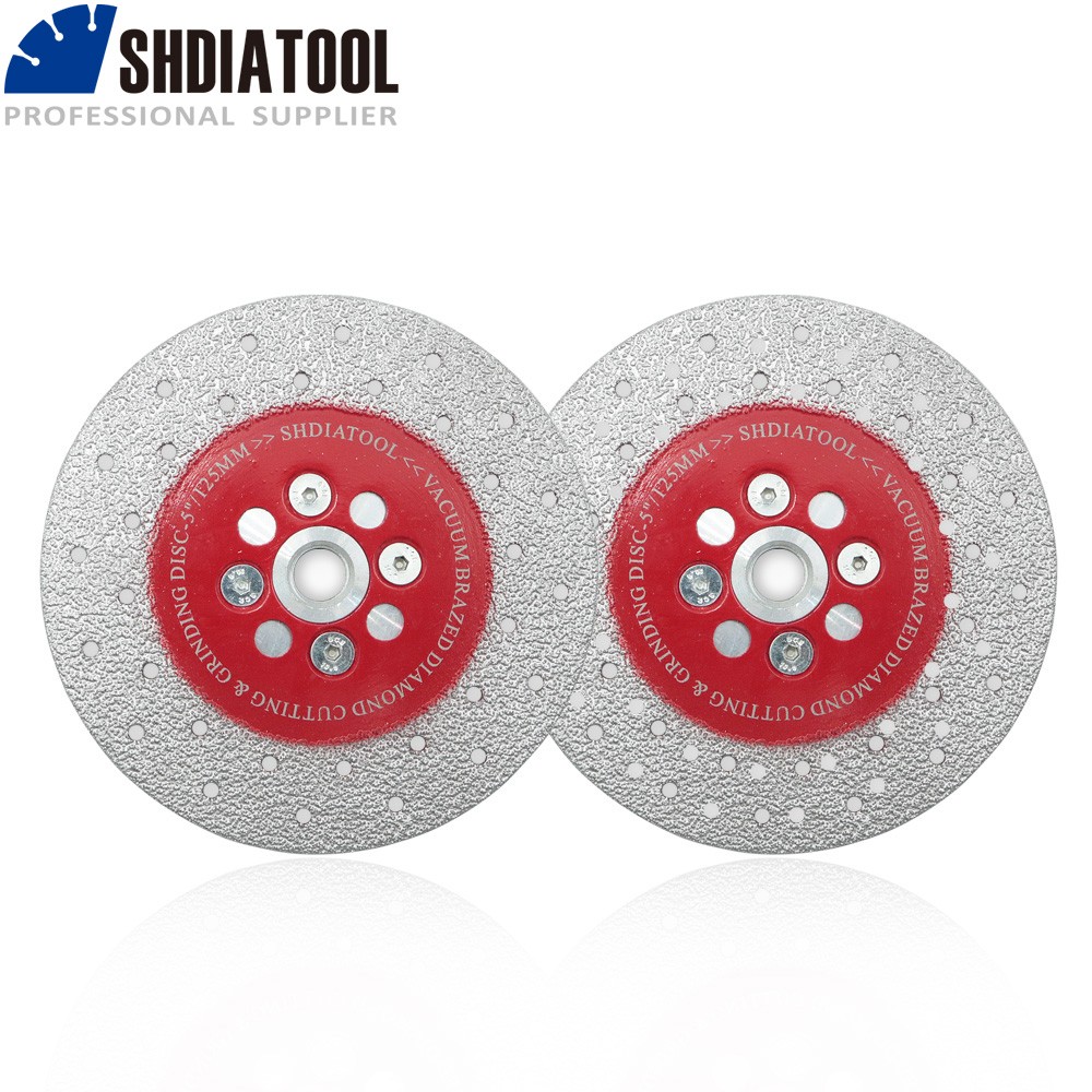 2pcs 4″/4.5″/5″ Diamond Cutting Grinding Disc M14 Saw Blade Tile Marble Stone