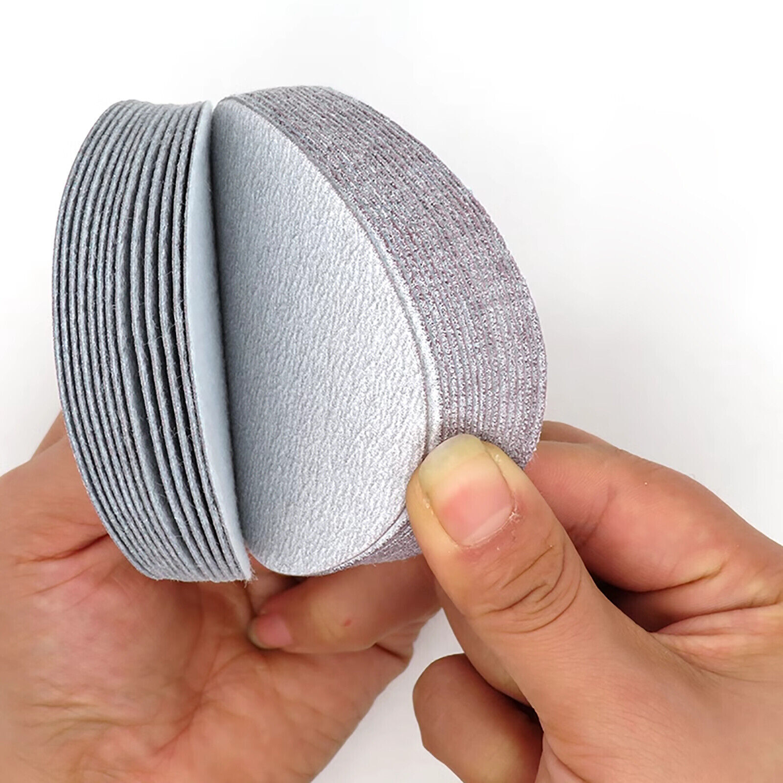 75mm 3 inch Sanding Discs Hook and Loop PadsGrit Dry Abrasive Sandpaper 60-1000