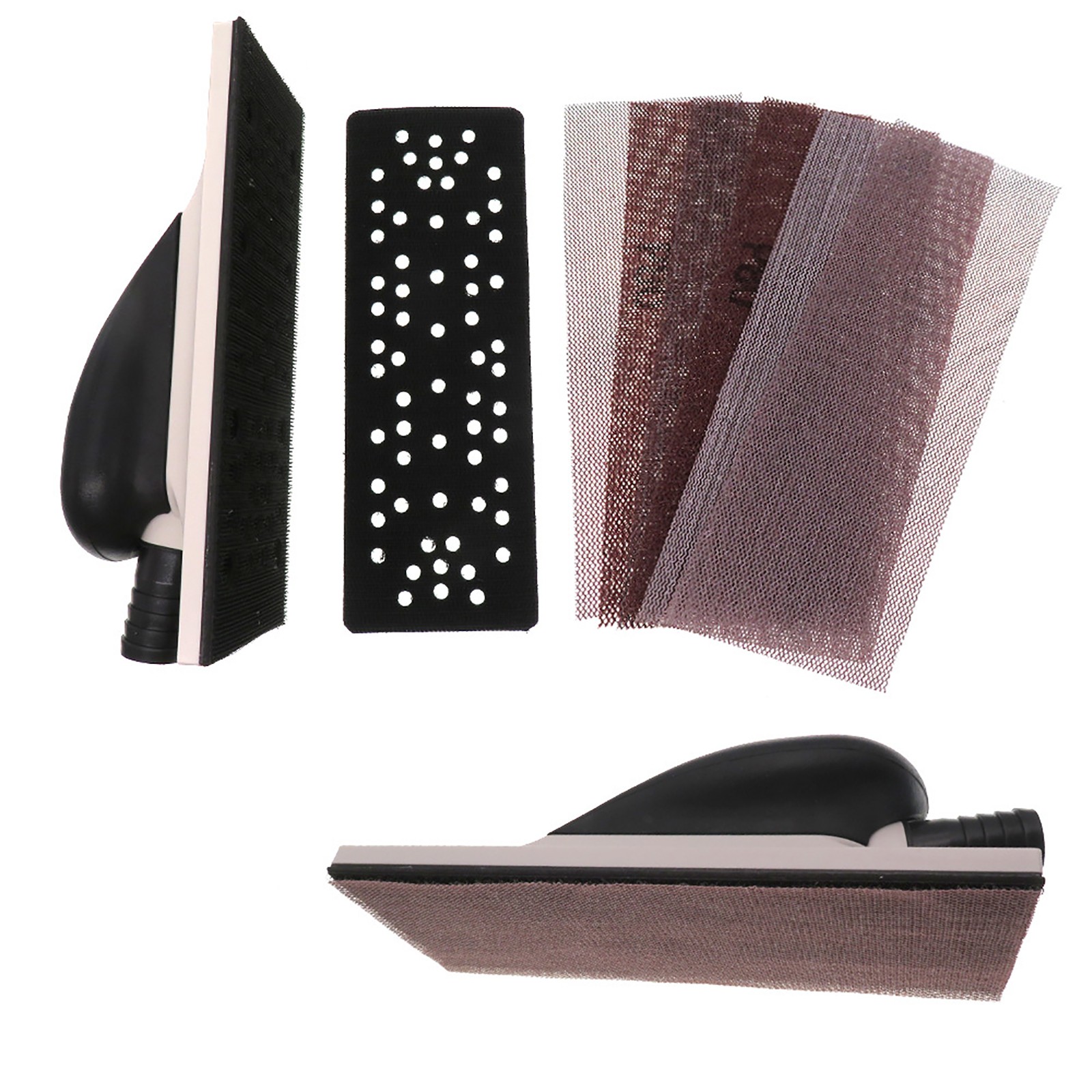 80~1000 Grit Dust-free Mesh Abrasive Sanding Sheet Hook &Loop Sandpaper 70x198mm