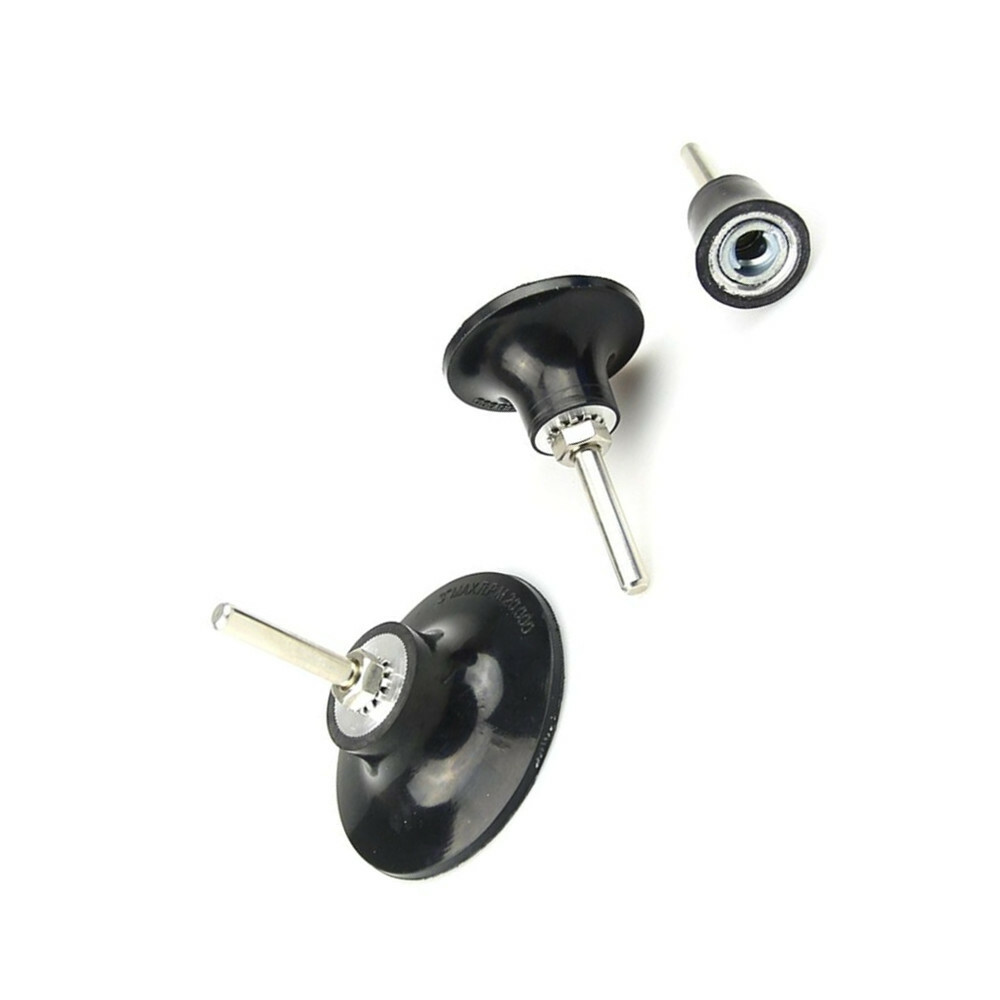 1Piece Optional 1″ 2″ 3″ Back-up Pad for Roloc Sanding Disc 6mm shaft Changeable