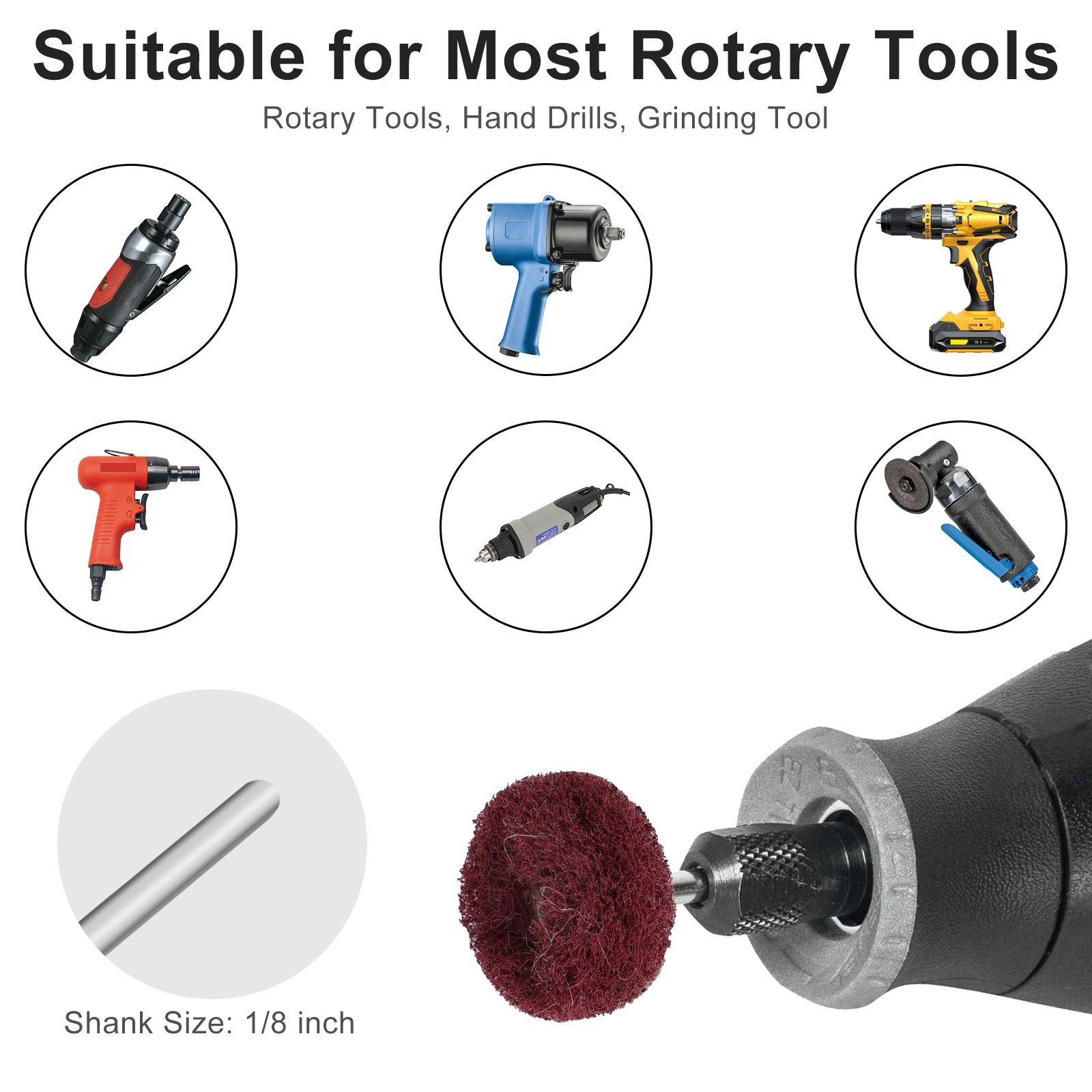 234PCS Polishing Buffing Wheel Kit for Dremel Rotary Tool Jewelry Glass Metal