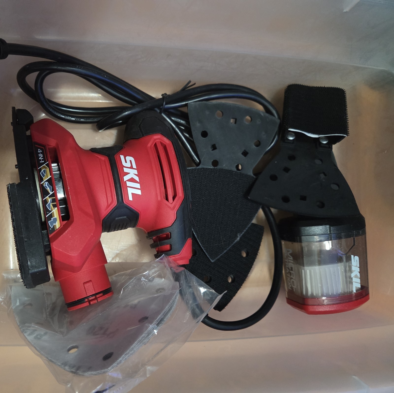 SKIL Corded Multi-Function Detail Sander with Micro-Filter One Size, Multi