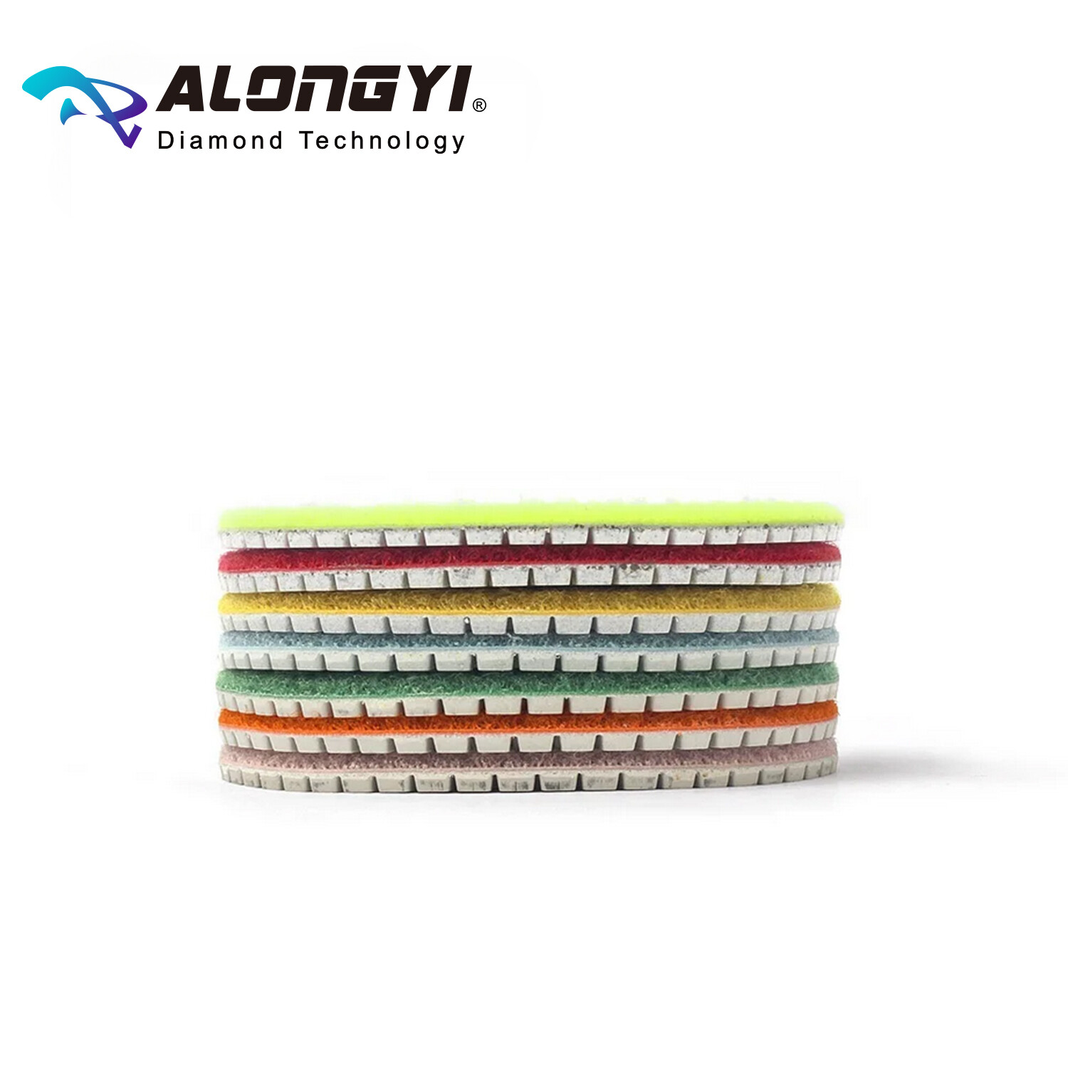4 Inch 6pcs Diamond Polishing Pads Resins bond 100mm Marble Polishing Discs