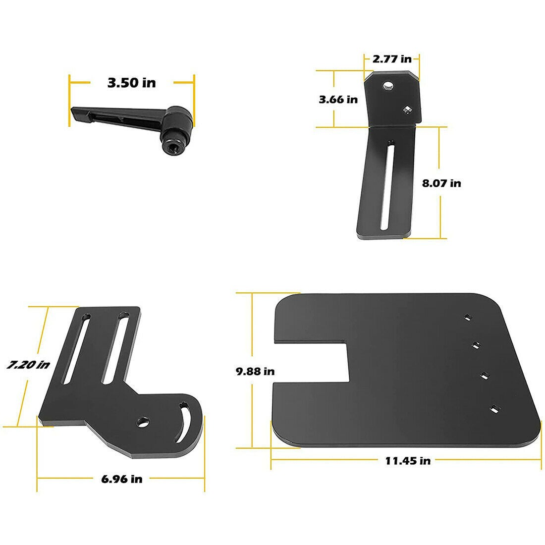 2×72″ Knife Bevel Grinding Jig Tool Rest OBM Belt Grinder Tilt Table Flat Platen