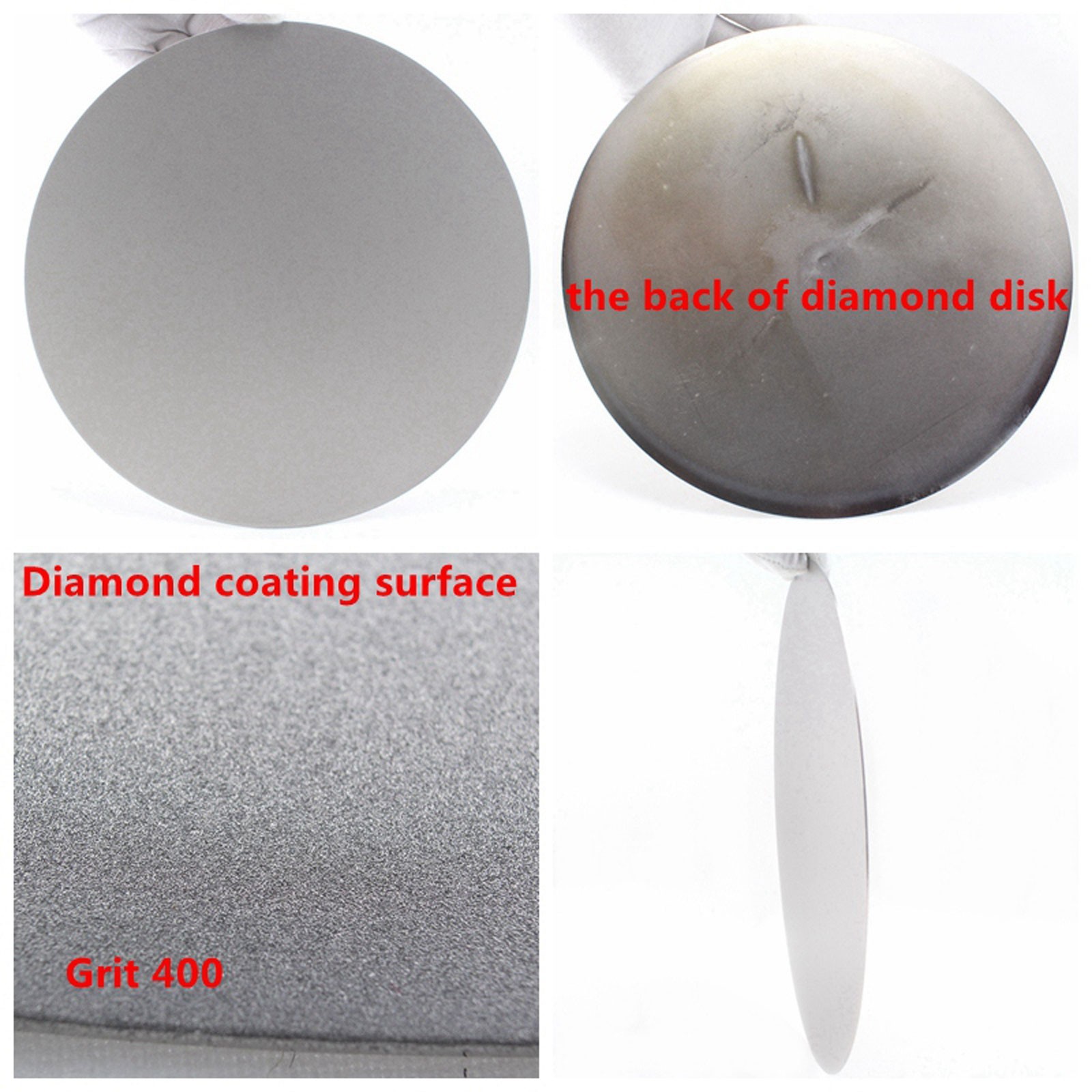 8″ Diamond Grinding Disc Grinder Wheel No Hole Polishing Flat Lap for Jewel Rock