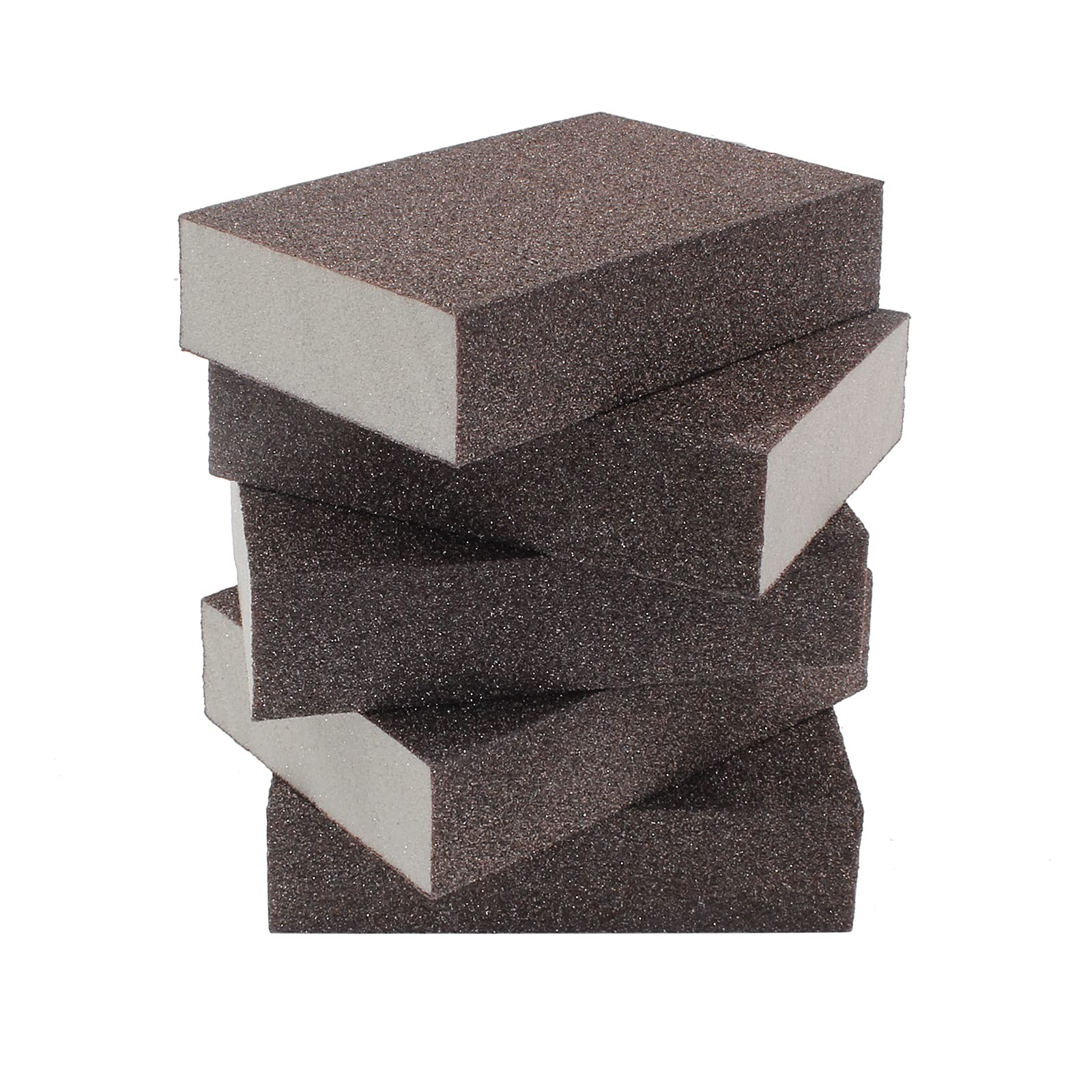 12 PCS 80 Grit Coarse Sanding Block Wet Dry Sponge Foam Sandpaper Wood Metal
