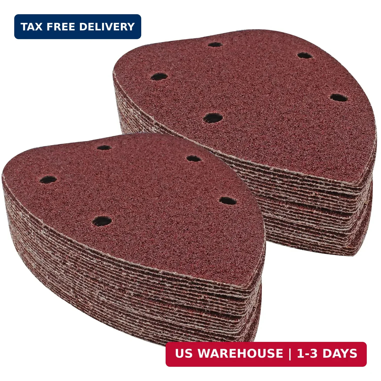 25 Pcs 40 Grit Mouse Detail Sander Sandpaper 5 Hole Mouse Sandpaper FAST SHIP