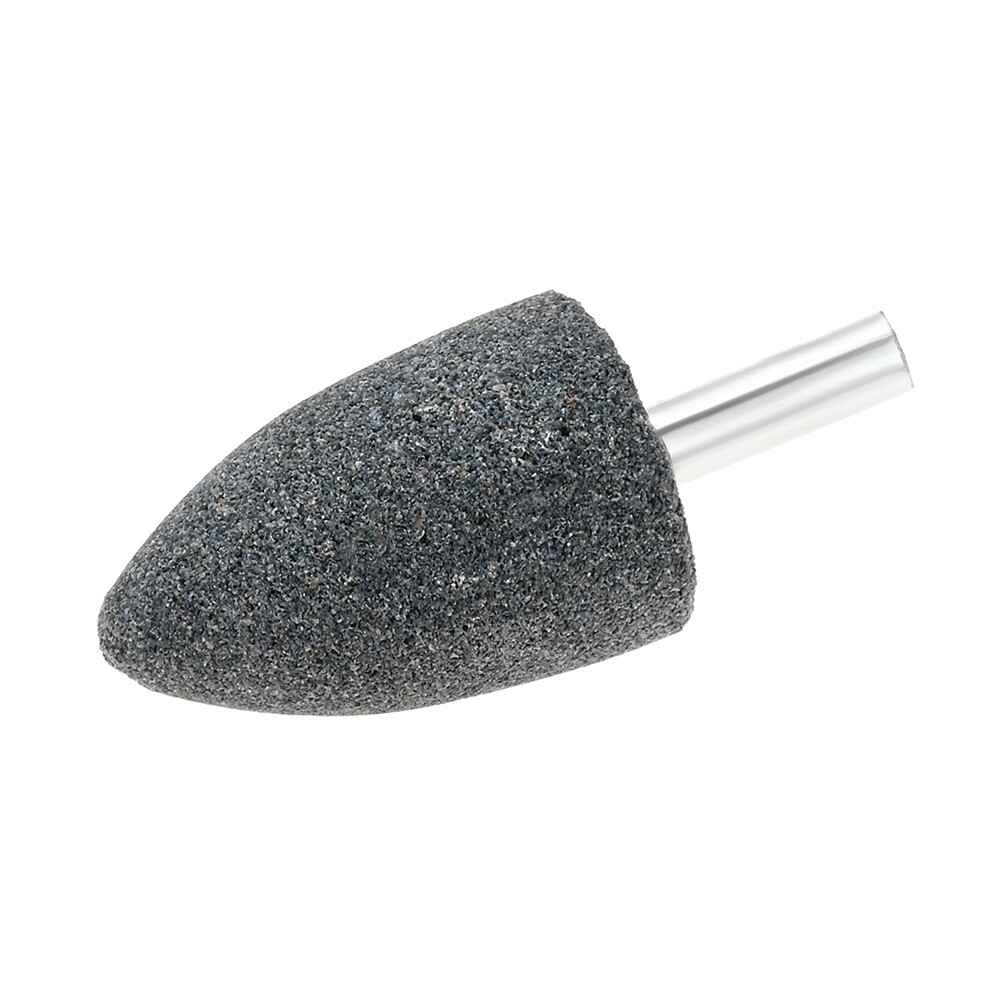 10PC Cone Shape Grinding Stones25mm Aluminium Oxide Fit Electric Rotary Tool
